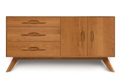Audrey 3 drawers on left, 2 doors on right Buffet in Cherry