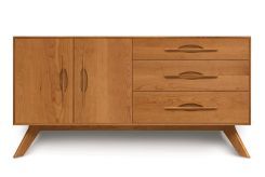 Audrey 3 drawers on right, 2 doors on left Buffet in Cherry