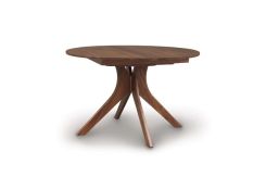 Audrey Round Extension Table in Walnut