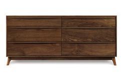 Catalina 6 Drawer in Walnut