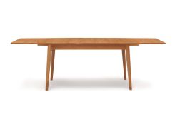 Catalina Four Leg Extension Tables with easystow extension and leaf storage in Cherry