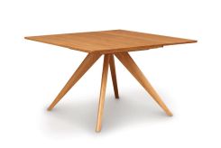 Catalina Square Extension Table with easystow extension and leaf storage in Cherry