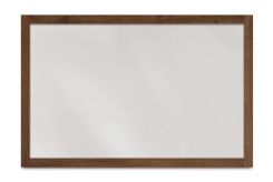 Large Wall Mirror in Walnut
