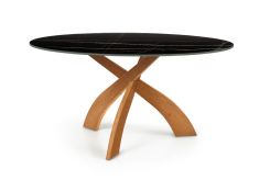 Entwine Sintered Stone Top Dining Tables in Cherry
