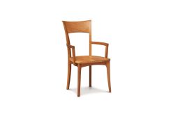 Ingrid Armchair with Wood Seat in Cherry