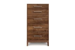 Mansfield 5 Drawer Narrow in Walnut