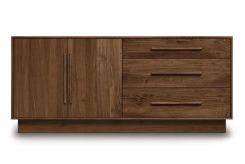 Moduluxe 29" 3 Drawers on right, 2 Doors on left Dresser