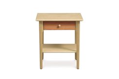 Sarah 24" 1 Drawer Nightstand in Cherry/Maple