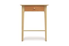 Sarah 28" 1 Drawer Nightstand in Cherry/Maple