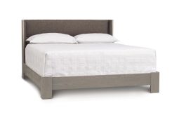 Sloane Bed with legs for mattress and box spring in Oak