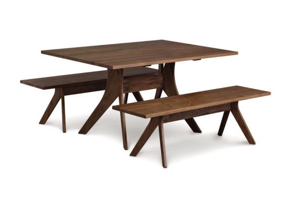 Audrey Fixed Top Tables in Walnut