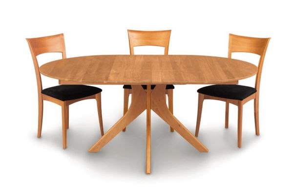 Audrey Round Extension Table in Cherry