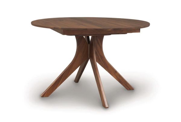 Audrey Round Extension Table in Walnut