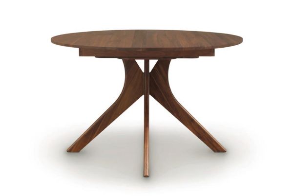 Audrey Round Extension Table in Walnut