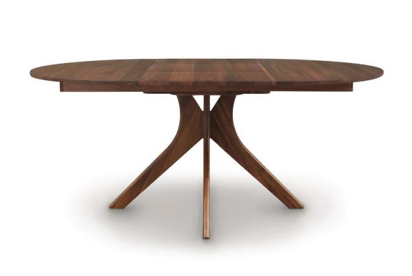 Audrey Round Extension Table in Walnut