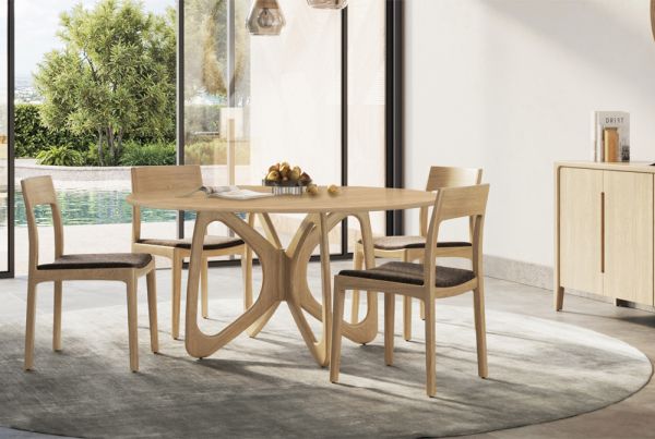 Butterfly Round Fixed Top Table