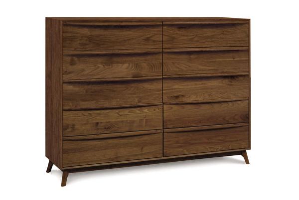 Catalina 10 Drawer in Walnut