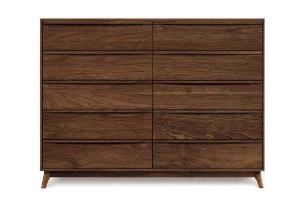 Catalina 10 Drawer in Walnut