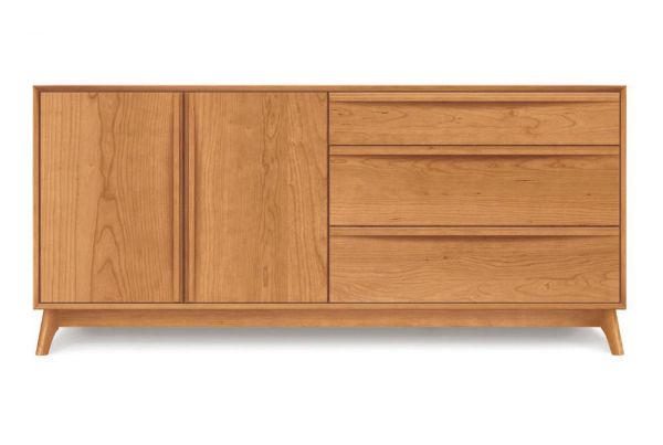 Catalina 3 drawers on right, 2 doors on left Buffet in Cherry