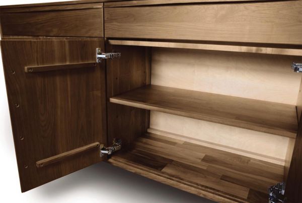 Catalina 2 drawers over 4 door Buffet in Walnut