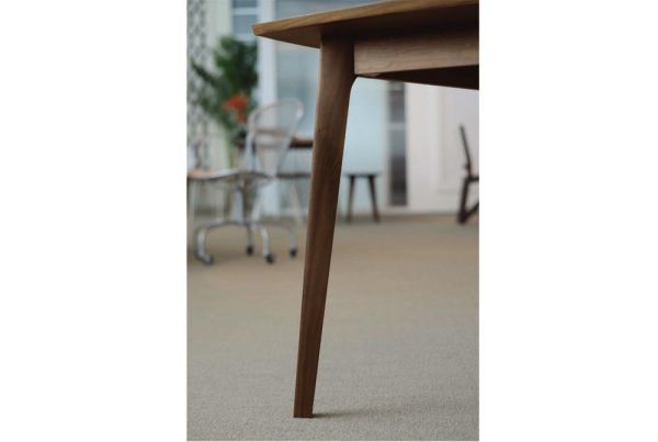 Catalina Square Fixed Top Table in Walnut