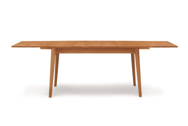 Catalina Four Leg Extension Tables with easystow extension and leaf storage in Cherry