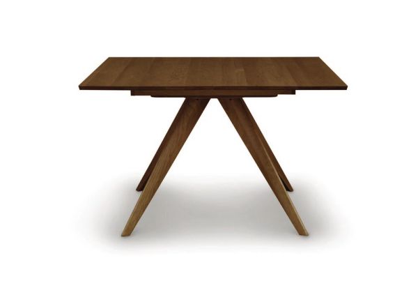 Catalina Square Extension Table with easystow extension and leaf storage in Walnut