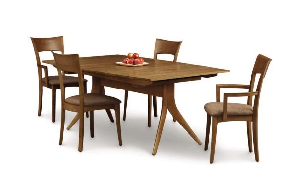 Ingrid Sidechair with Upholstered Seat in Walnut