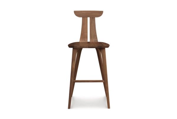 Estelle Bar Stool in Walnut