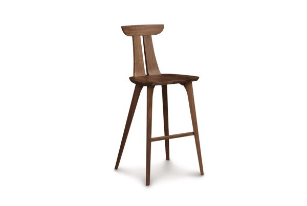 Estelle Bar Stool in Walnut