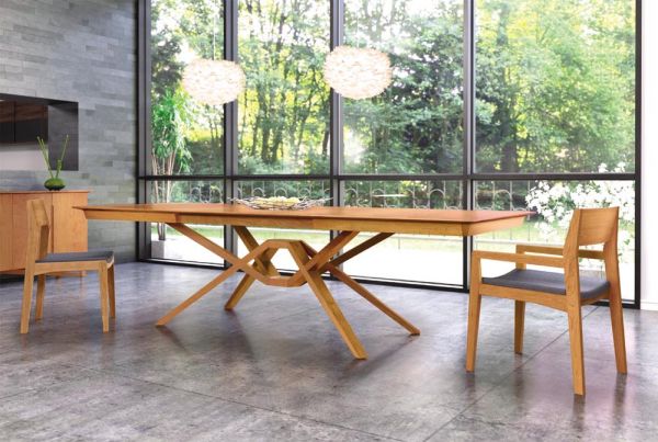 Exeter Double Leaf Extension Table in Cherry