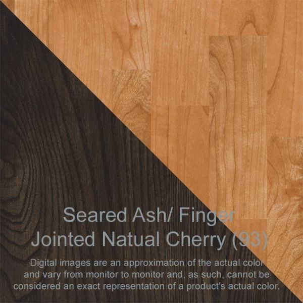 Seared Ash/ Finger Jointed Natural Cherry