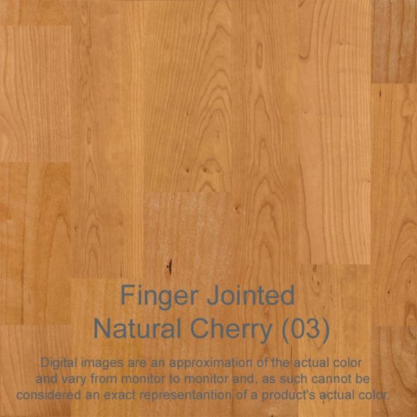Finger Jointed Natural Cherry