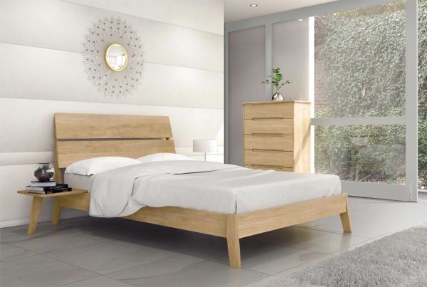 Linn Bed in Oak