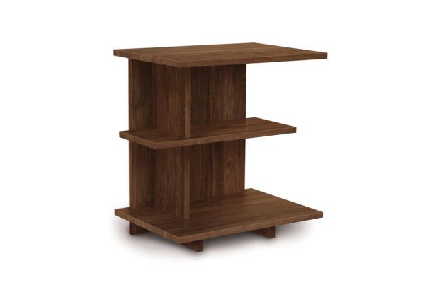 Mansfield Left Storage Nightstand in Walnut