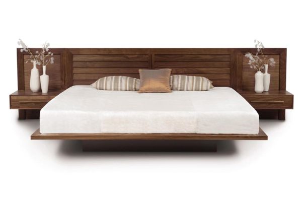 Moduluxe Bed with Clapboard Headboard