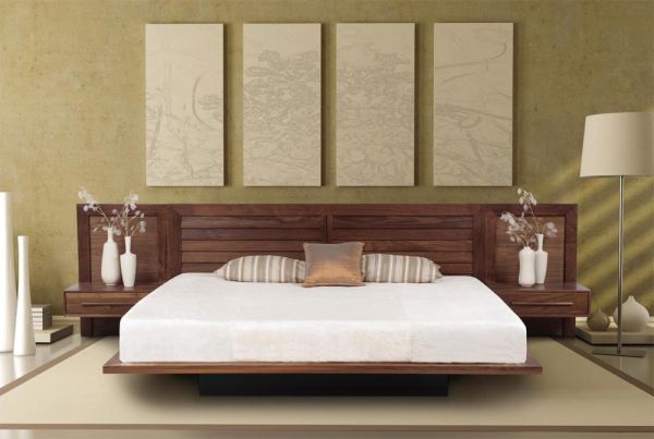 Moduluxe Bed with Clapboard Headboard