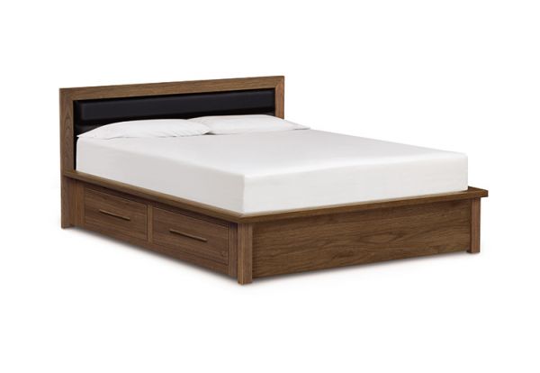Moduluxe Storage Bed with Upholstered Headboard