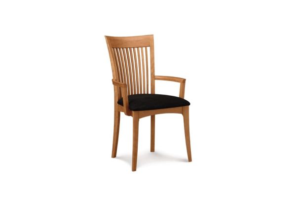 Sarah Armchair with Upholstered Seat