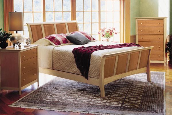 Sarah Storage Bed Nightstand Right in Cherry