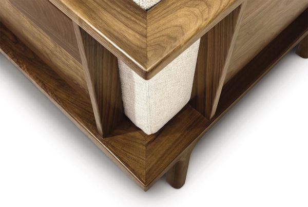 Sierra Sofa with Wood Panels