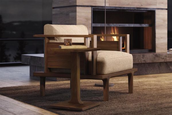 Sierra Chair with Wood Panels