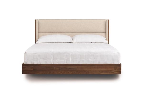 Sloane Floating Bed in Walnut
