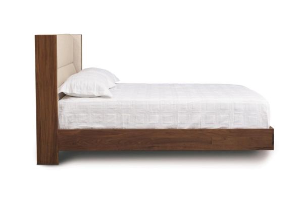Sloane Floating Bed in Walnut