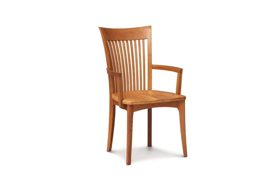 Copeland Furniture : Natural Hardwood Furniture from Vermont : Sarah  Armchair with Wood Seat